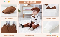 Paparazzi Camel Boys 5 pc Vest Set