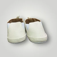 Boys Baby White Christening Sneakers