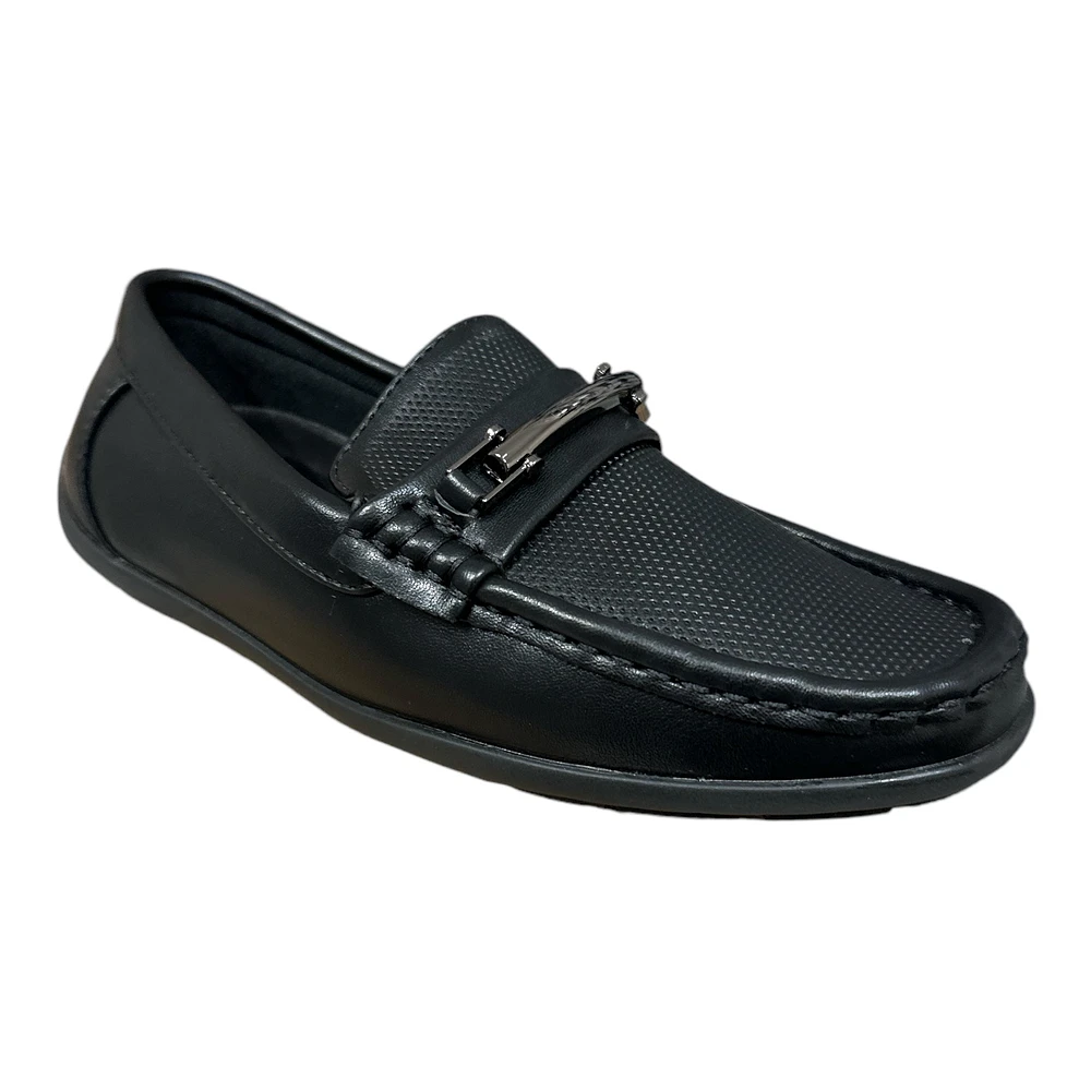 Boys Black Ronaldo Loafers