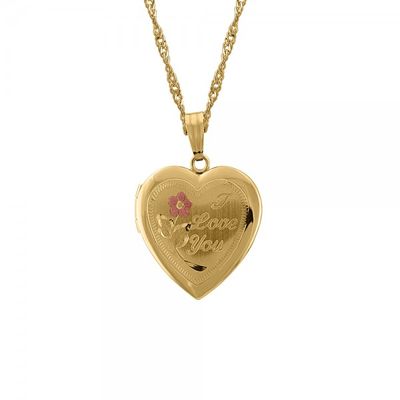 10 kt gold locket