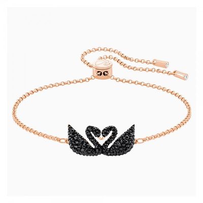 swarovski gold swan bracelet