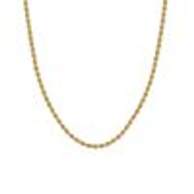 18″-22″ 2mm Rope Chain 10kt Yellow Gold