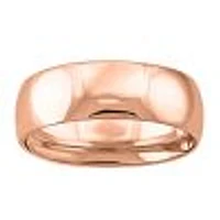 6MM Comfort Fit Wedding Band 10kt Rose Gold