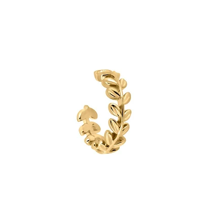 Mik Zazon Growth Collection Single Ear Cuff in 10kt Yellow Gold