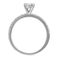 Fire of the North Oval Engagement Ring with .65 Carat TW Diamonds 14kt Gold