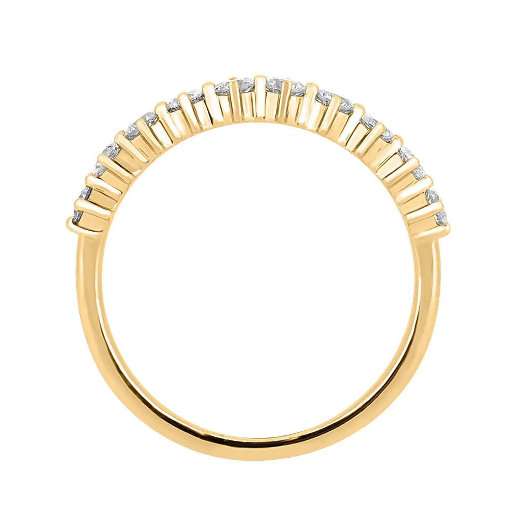 Lena Luxe Diamond Band with .60 Carat TW of Diamonds 14kt Yellow Gold