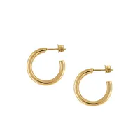 Katie 22MM 10kt Yellow Gold Hoops