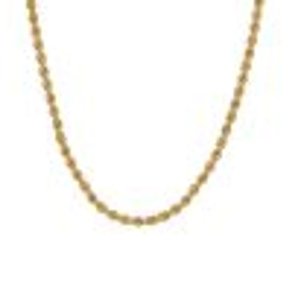 20″-22″ 3mm Rope Chain 10kt Yellow Gold