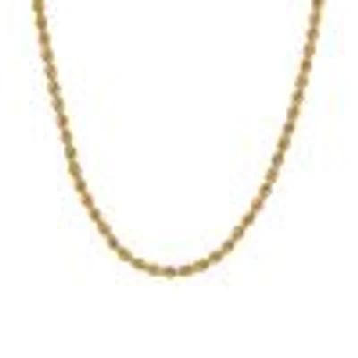 20″-22″ 3mm Rope Chain 10kt Yellow Gold