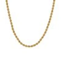 20″-22″ 3mm Rope Chain 10kt Yellow Gold