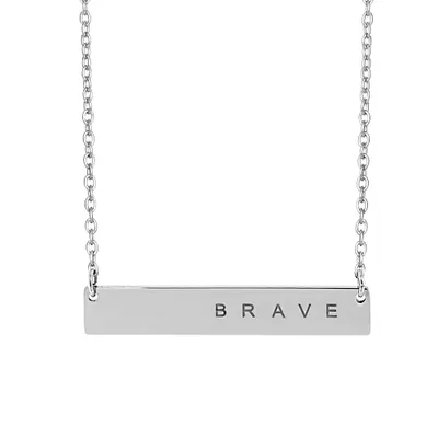 18″-20″ Brave Necklace in Stainless Steel