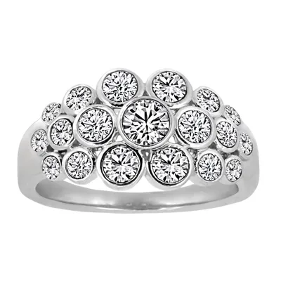 Ring with .35 Carat TW of Diamonds in 10kt White Gold