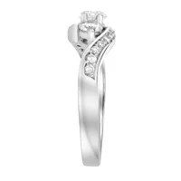 Fire of the North Diamond Engagement Ring with .70 Carat TW Diamonds 14kt White Gold