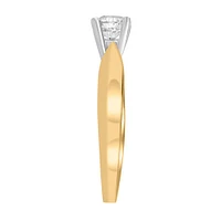 Fire Of The North Solitaire Engagement Ring with .50 Carat Diamond in 14kt Gold