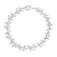 7″ Grace Bracelet with Cubic Zirconia Sterling Silver