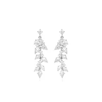 Grace Earrings with Cubic Zirconia Sterling Silver