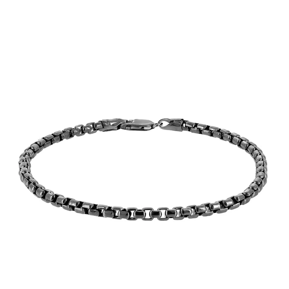 8.5″ Bracelet in 10kt Black Rhodium