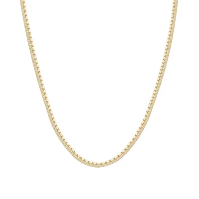 18″-20″ Box Chain in 10kt Yellow Gold