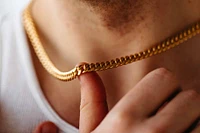 22″ Cuban Chain 10kt Yellow Gold