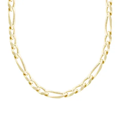 20″ Figaro Chain in 10kt Yellow Gold