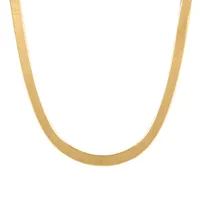 16″-18″ 5MM Herringbone Chain 10kt Yellow Gold