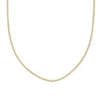 18″ Wheat Chain 10kt Yellow Gold