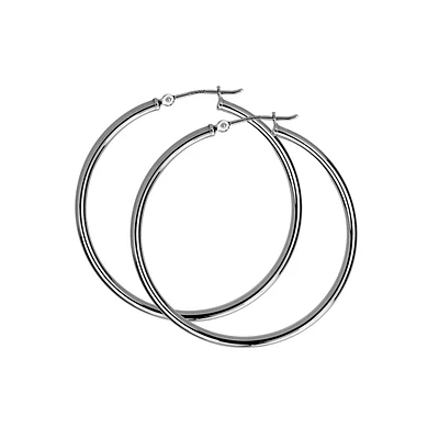 40MM Hoop Earrings in 10kt Gold