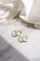 16MM Huggies Hoop Earrings in 10kt Yellow Gold