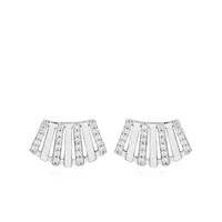 Earrings with Cubic Zirconia in Sterling Silver