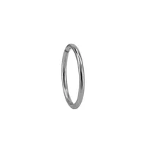 13MM Sleeper Hoop Single Earring 10kt White Gold