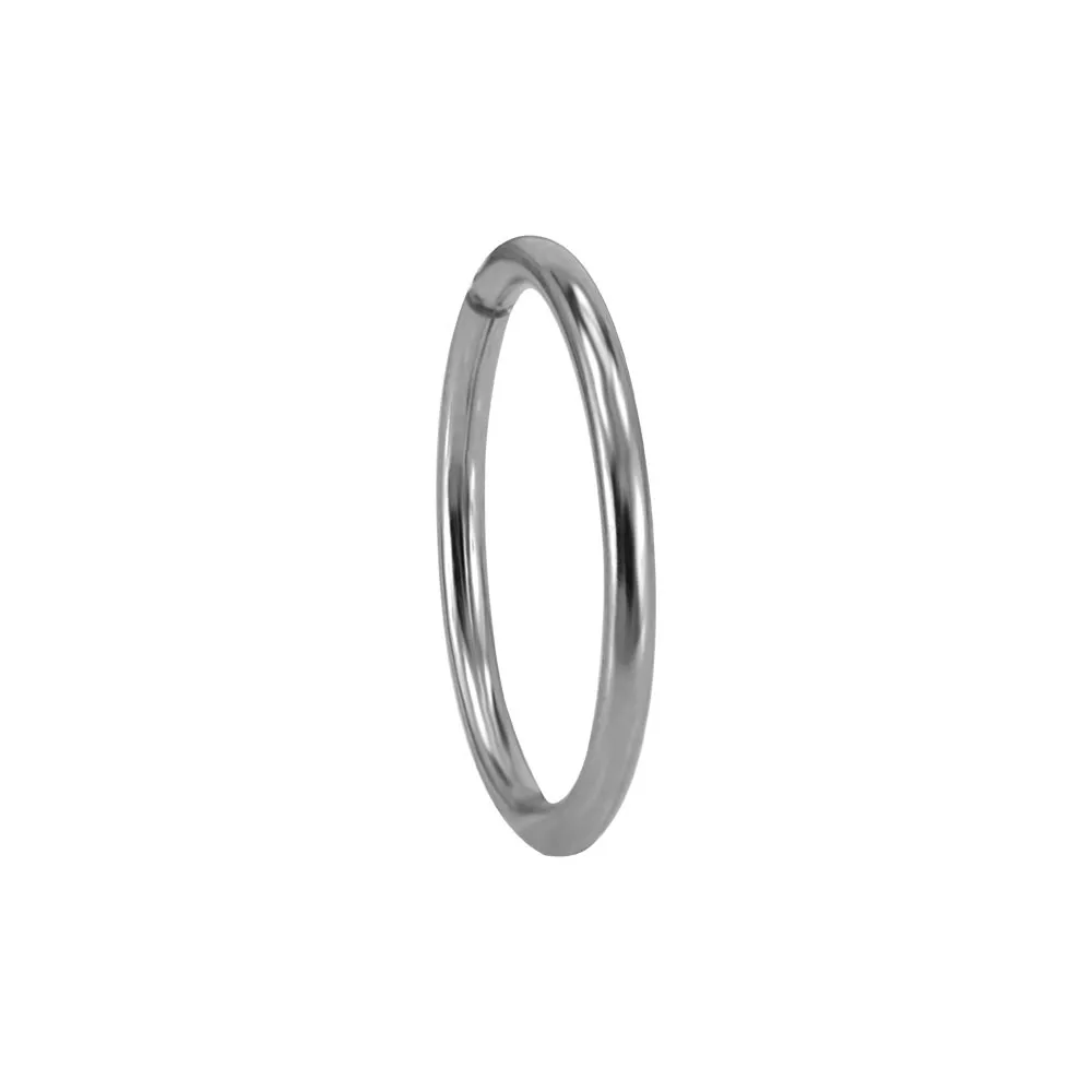 16MM Sleeper Hoop Single Earring 10kt White Gold