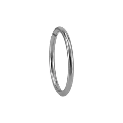 16MM Sleeper Hoop Single Earring 10kt White Gold