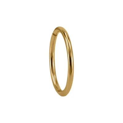 16MM Sleeper Hoop Single Earring in 10kt Yellow Gold