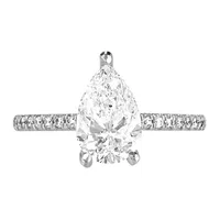 Eternal Luxe Engagement Ring with 1.77 Carat TW of Diamonds 18kt White Gold