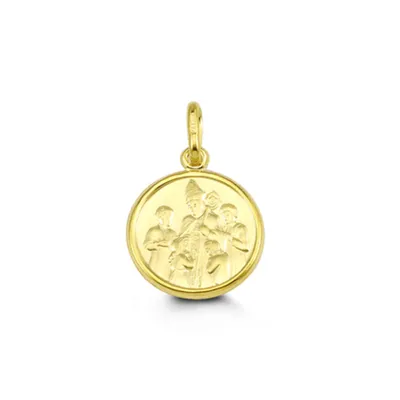 Confirmation Disc Pendant 10kt Yellow Gold