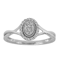 Ring with .14 Carat TW of Diamonds 10kt White Gold