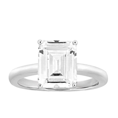 Estelle Ring with Cubic Zirconia in Sterling Silver