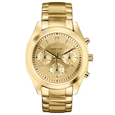 Bulova Women’s Caravelle New York Gold-Tone Stainless Steel Watch