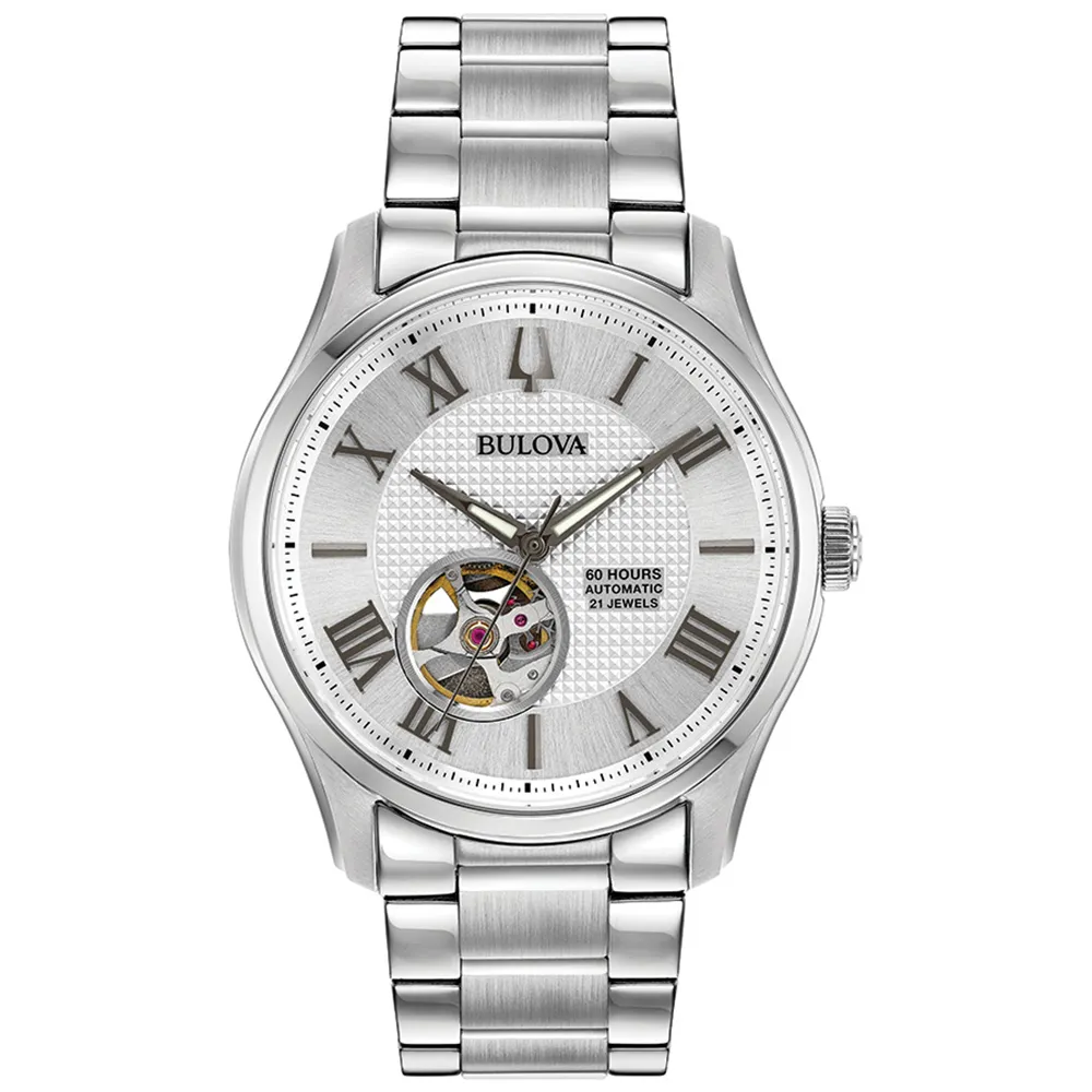 Bulova Men’s Silver Tone Automatic Watch