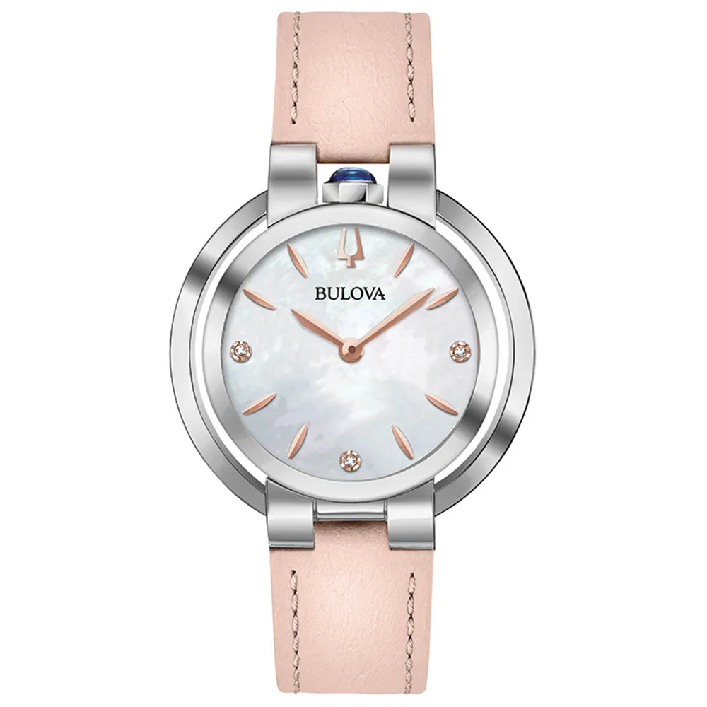 Bulova Women’s Rubaiyat Pink Strap Watch