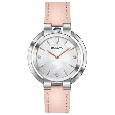 Bulova Women’s Rubaiyat Pink Strap Watch