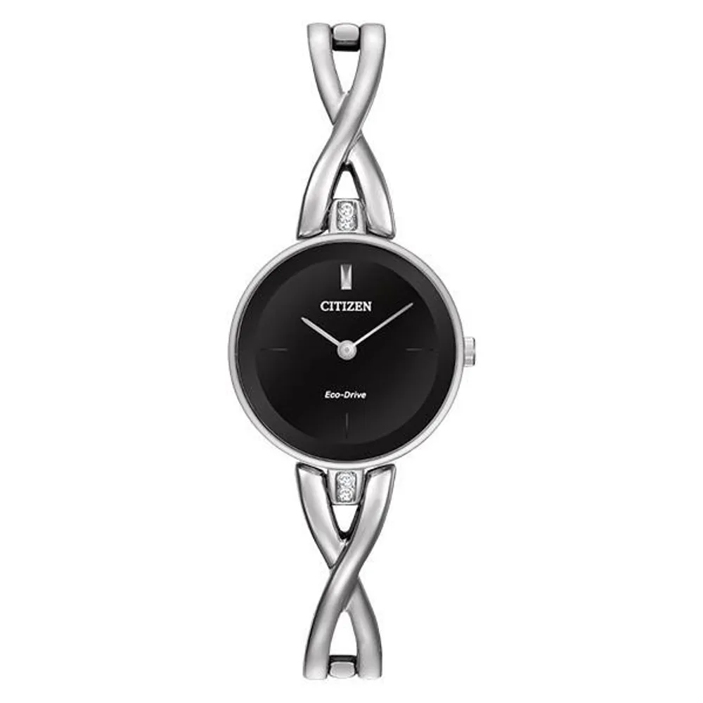 Ladies Citizen Silver Tone Silhouette Watch