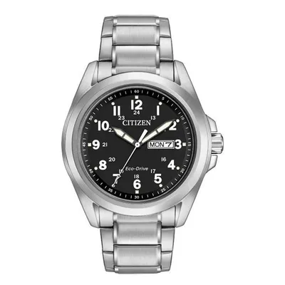 Mens Silver Tone Watch