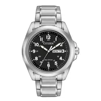 Mens Silver Tone Watch