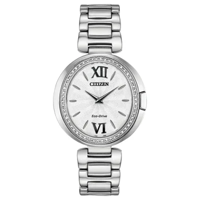 Women’s Citizen Eco-Drive Silver Tone Capella Diamond Watch