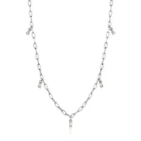 Ania Haie Glow Drop Necklace in Sterling Silver