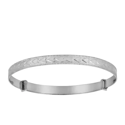 Childrens’ Precious Forever Expandable Bangle in Sterling Silver