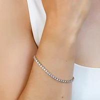 Tennis Bracelet with 1.00 Carat TW of Diamonds in 10kt Yellow Gold