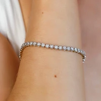 Tennis Bracelet with 1.00 Carat TW of Diamonds in 10kt Yellow Gold