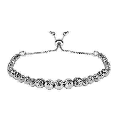 9.25″ Adjustable Bracelet in Sterling Silver